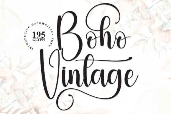 Boho Vintage Font: A Handwritten Helper for Your Small Business Brand