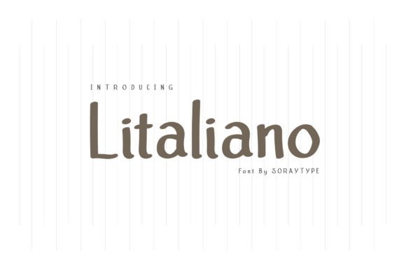 Bringing Products to Life with the Litaliano Font