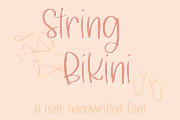 Crafting with Personality: The String Bikini Font for Your Creative Business
