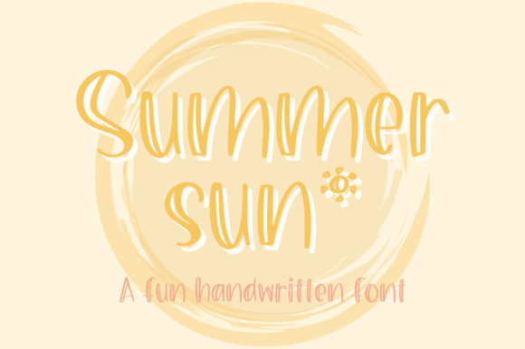Crafting with Summer Sun: A Font for Heartfelt Creations