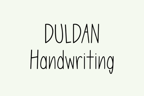 Duldan: A Handwritten Font for Modern Campaigns