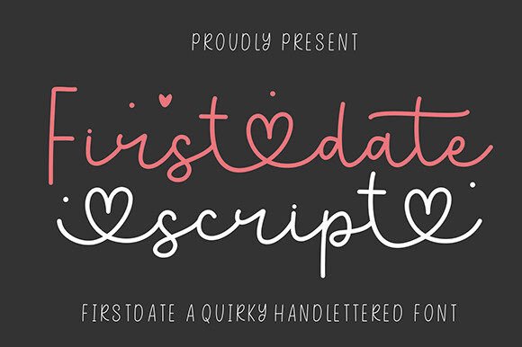 Firstdate: A Quirky Script Font for Creative Branding