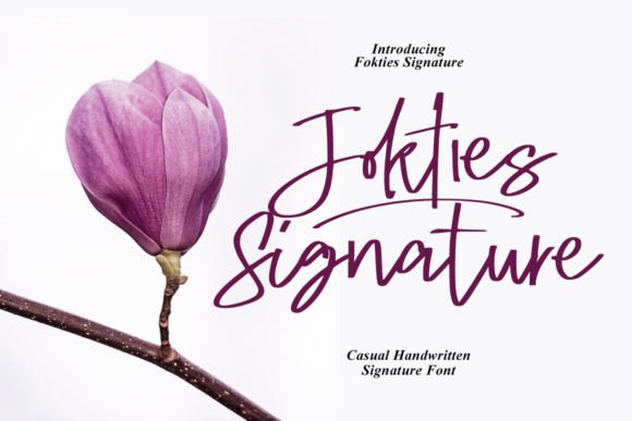 Fokties: A Signature Font for Modern Marketing Campaigns