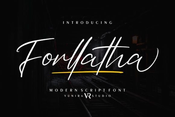 Forllatha: The Script Font That Brings Your Creative Projects to Life