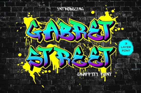 Gabret Street: An Urban Font for Your Crafted Products