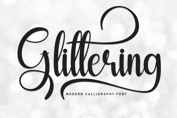 Glittering Font: A Creative Tool for Branding