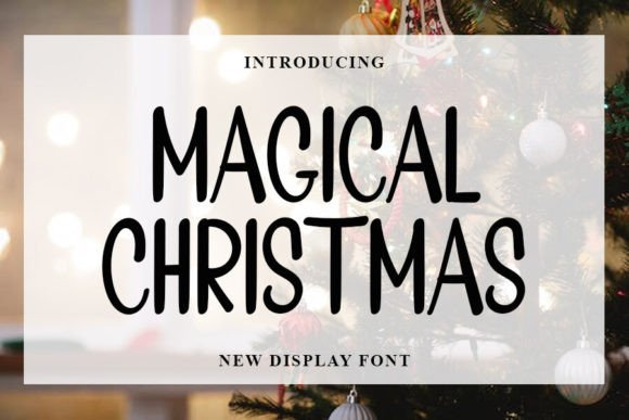 Magical Christmas Font: A Friendly Script for Your Business Brand