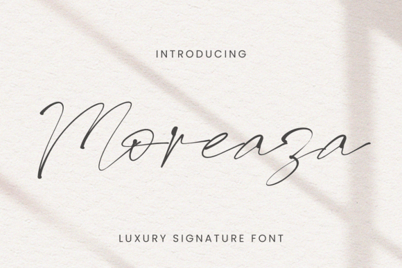 Moraeza: The Signature Font for Your Handmade Business