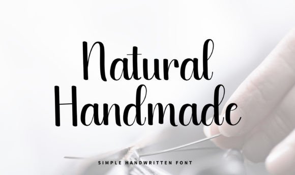 Natural Handmade: The Friendly Handwritten Font for Editorial Design