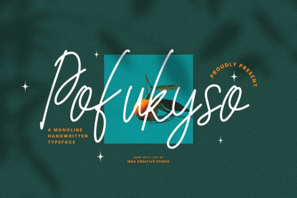 Pofukyso: A Whimsical Font for Making Things Beautiful