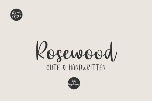 Rosewood: A Handwritten Typeface Built for Editorial Personality
