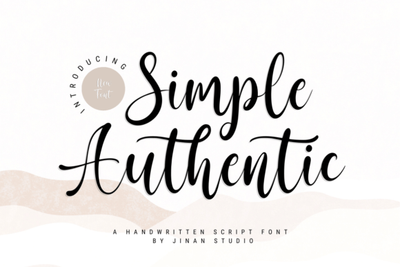 Simple Authentic: A Handwritten Font for Digital Elegance