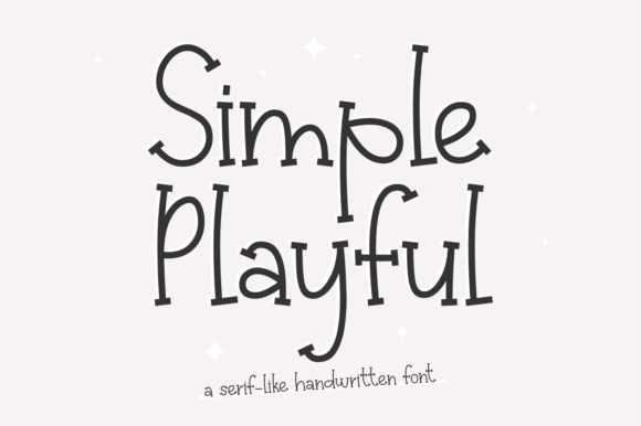 Simple Playful Font: A Handwritten Typeface for Digital Elegance