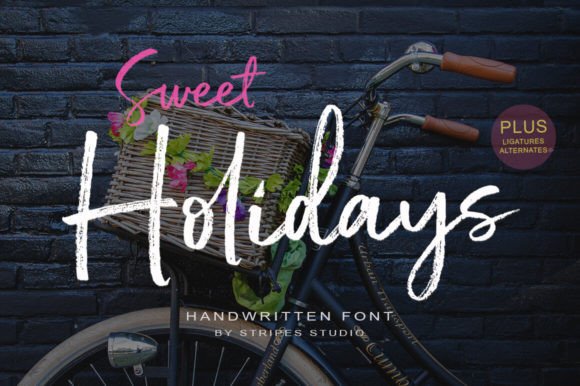 Sweet Holidays: A Friendly Script Font for Your Small Business Brand