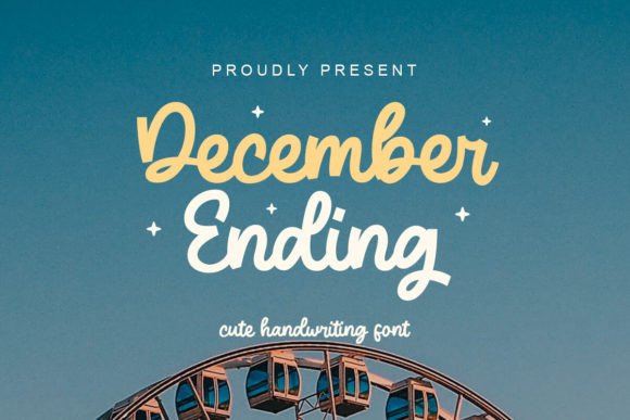 The Creative Power of December Ending Font for Handmade Products