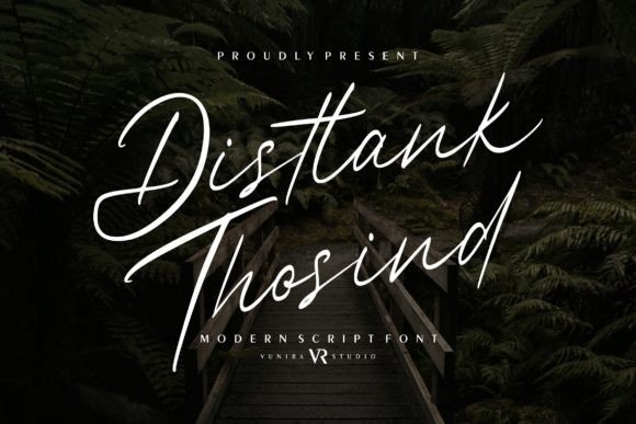 The Editorial Appeal of Distlank Thosind: A Timeless Handwritten Font