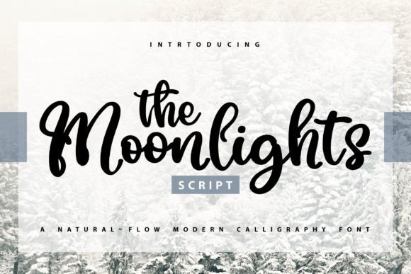 The Moonlights Font: A Comforting Script for Editorial Design