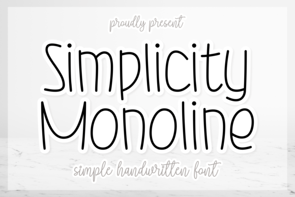 Using Simplicity Monoline Font for Brand Storytelling